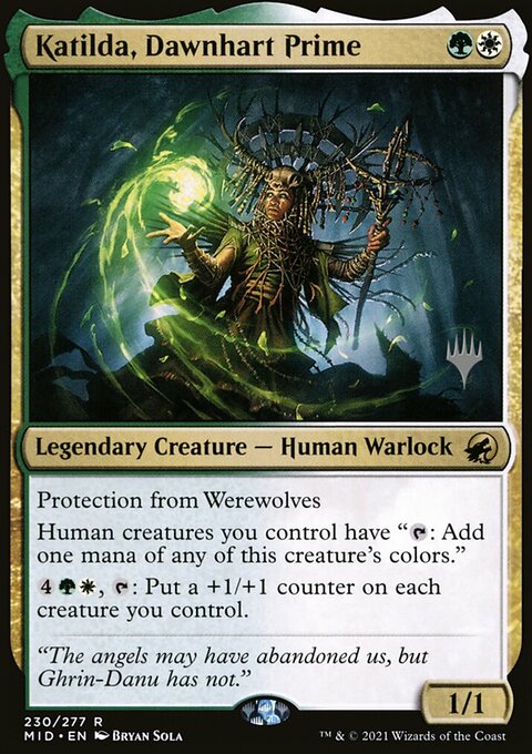 Katilda, Dawnhart Prime (Promo Pack) [Innistrad: Midnight Hunt Promos]