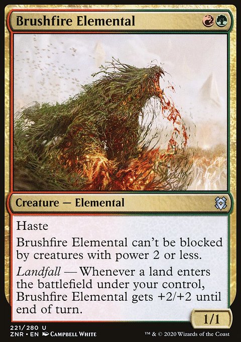 Brushfire Elemental [Zendikar Rising]