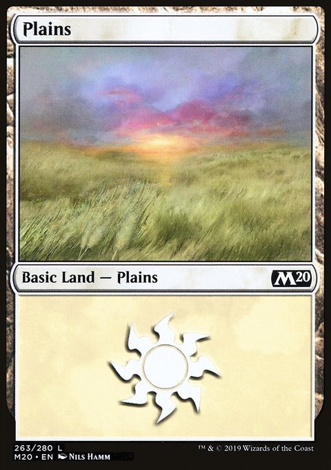 Plains (263) [Core Set 2020]