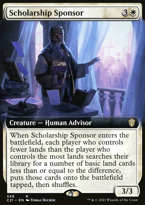 Scholarship Sponsor (Extended Art) [Commander 2021]
