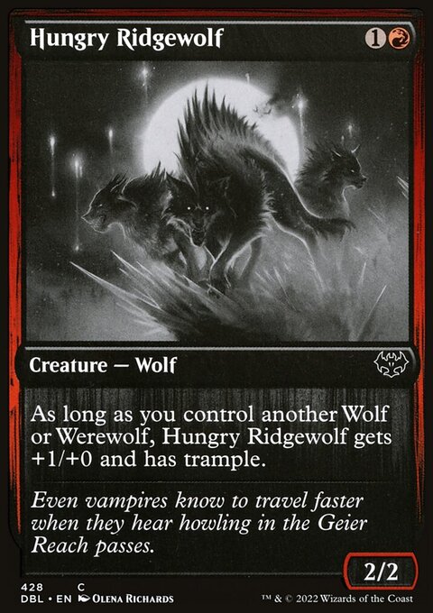 Hungry Ridgewolf [Innistrad: Double Feature]