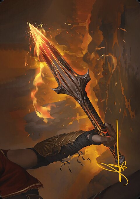 The Spear of Leonidas Art Card (Gold-Stamped Signature) [Assassin's Creed Art Series]