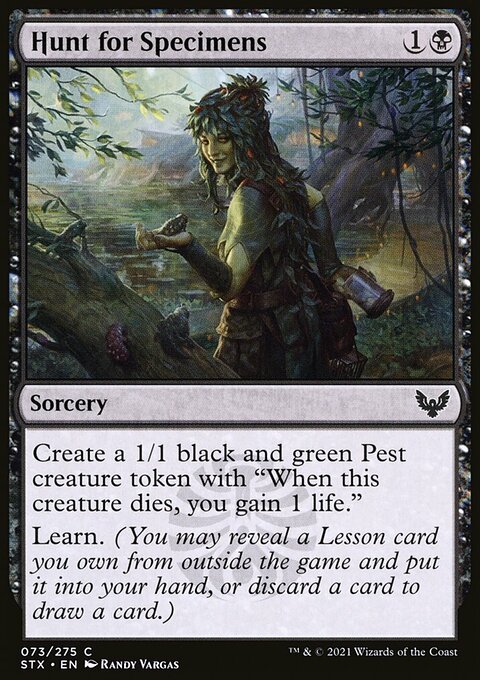 Hunt for Specimens [Strixhaven: School of Mages]