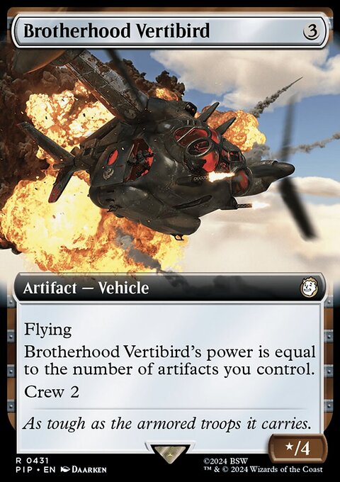 Brotherhood Vertibird (Extended Art) [Fallout]