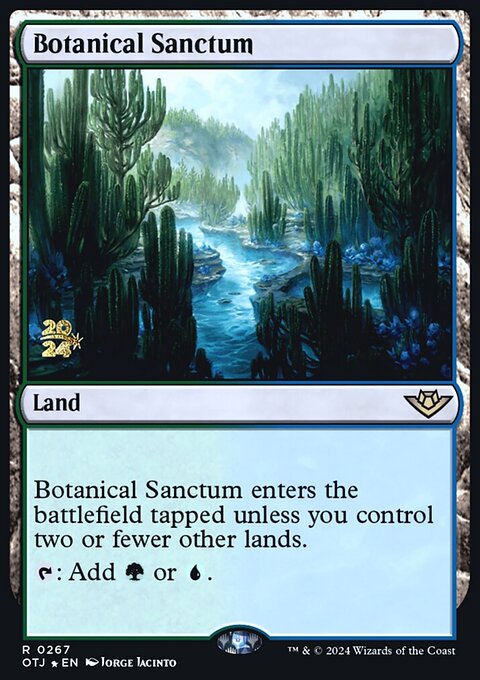 Botanical Sanctum (OTJ) [Outlaws of Thunder Junction Prerelease Promos]