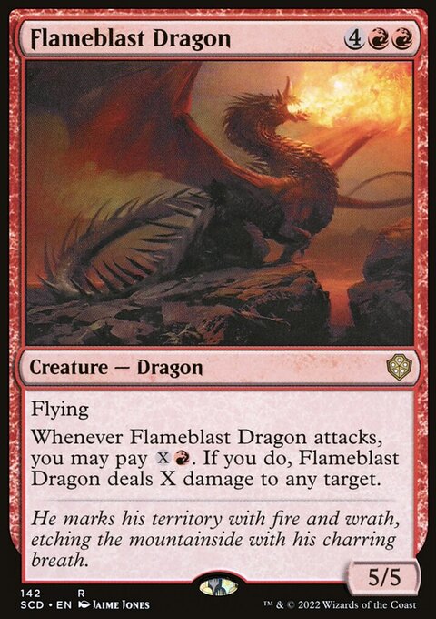 Flameblast Dragon [Starter Commander Decks]