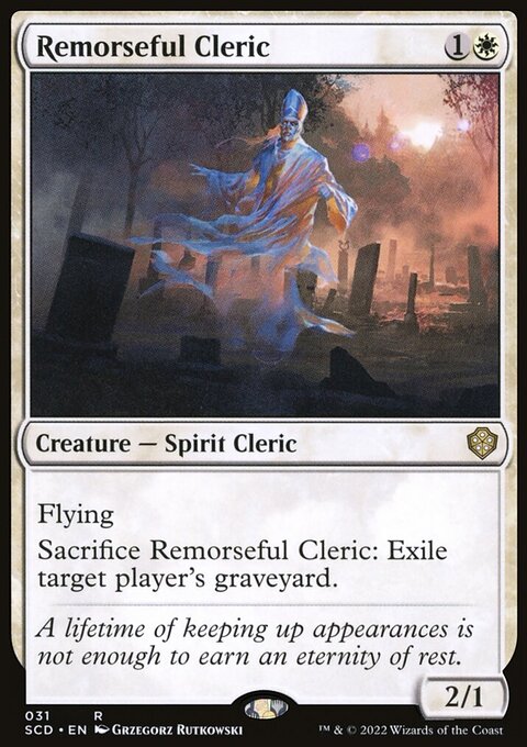 Remorseful Cleric [Starter Commander Decks]