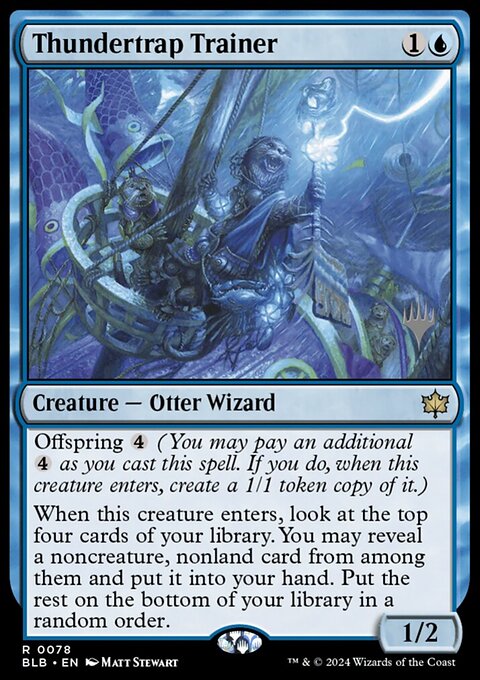 Thundertrap Trainer [Bloomburrow Prerelease Promos]