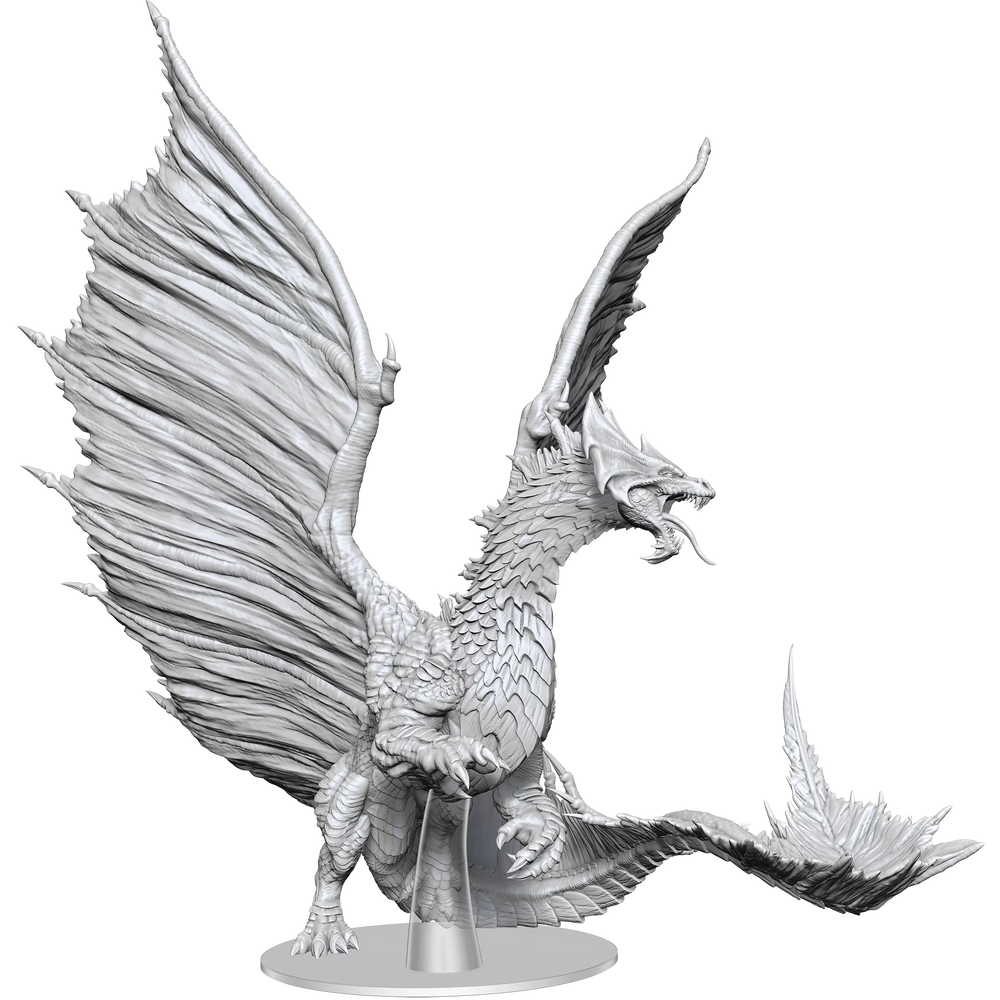 D&D Nolzurs Marvelous Miniatures Adult Brass Dragon -