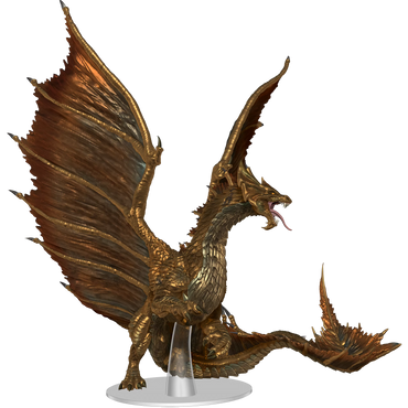 D&D Nolzurs Marvelous Miniatures Adult Brass Dragon -