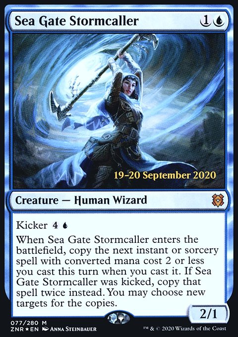 Sea Gate Stormcaller [Zendikar Rising Prerelease Promos]