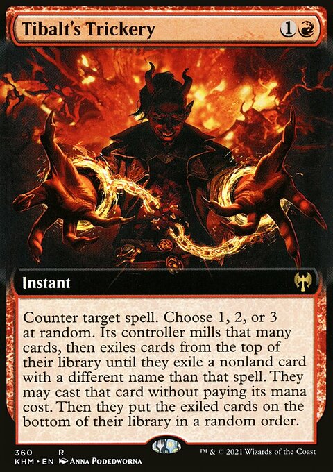 Tibalt's Trickery (Extended Art) [Kaldheim]