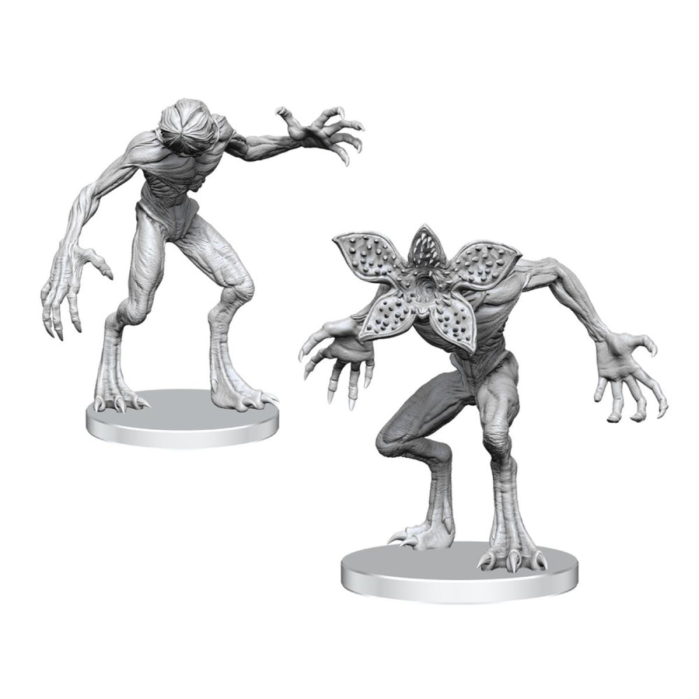 Stranger Things Unpainted Miniatures: Demogorgons