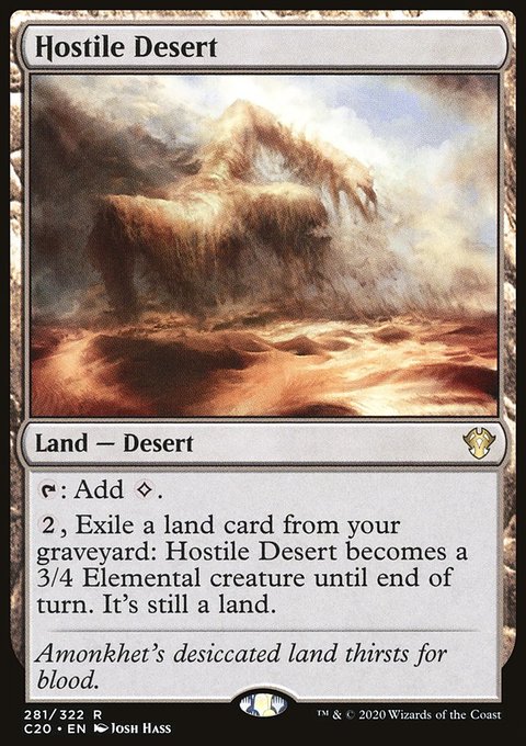 Hostile Desert [Commander 2020]