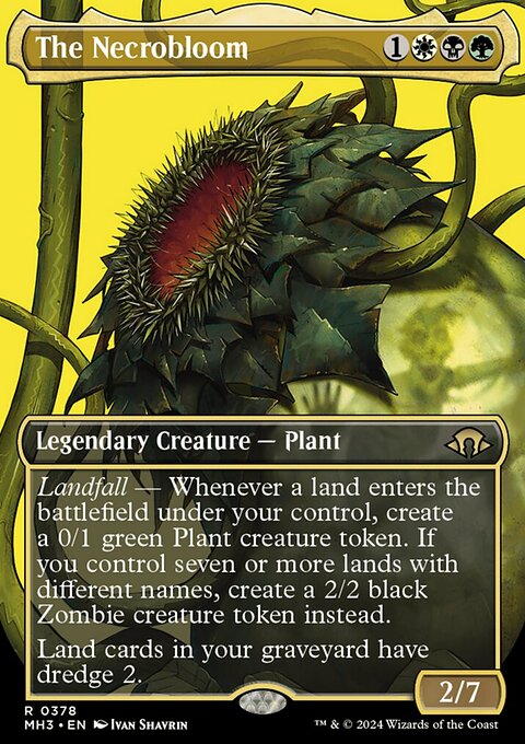 The Necrobloom (Borderless) [Modern Horizons 3]