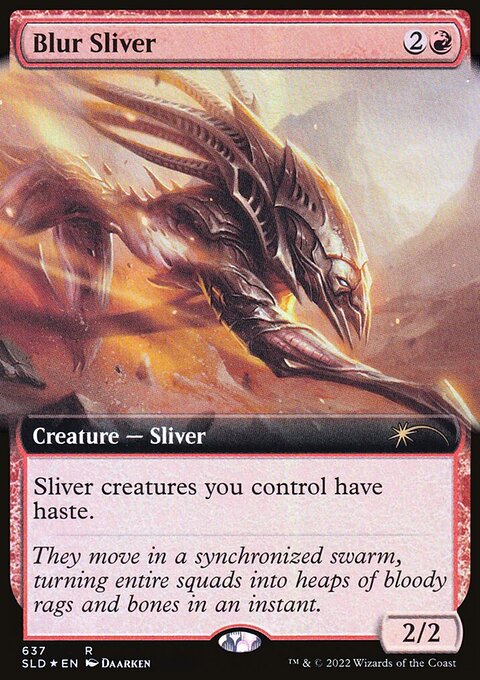 Blur Sliver (Extended Art) [Secret Lair Drop Promos]