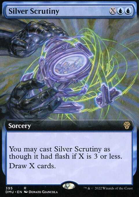 Silver Scrutiny (Extended Art) [Dominaria United]