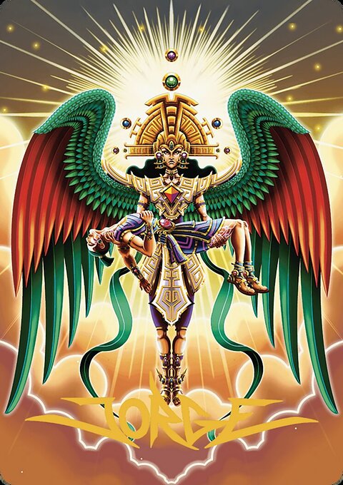 Resplendent Angel Art Card (59/81) [The Lost Caverns of Ixalan Art Series]