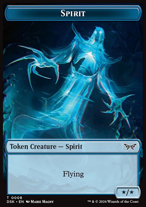 Spirit (0008) Token [Duskmourn: House of Horror Tokens]