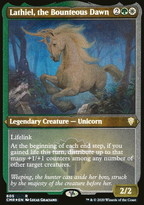 Lathiel, the Bounteous Dawn (Etched) [Commander Legends]