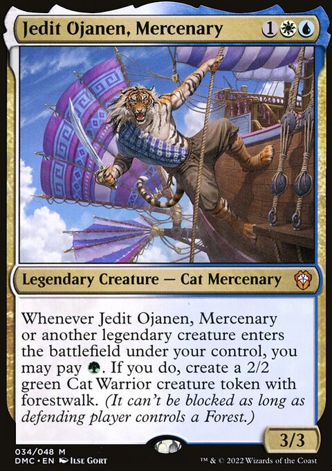 Jedit Ojanen, Mercenary [Dominaria United Commander]