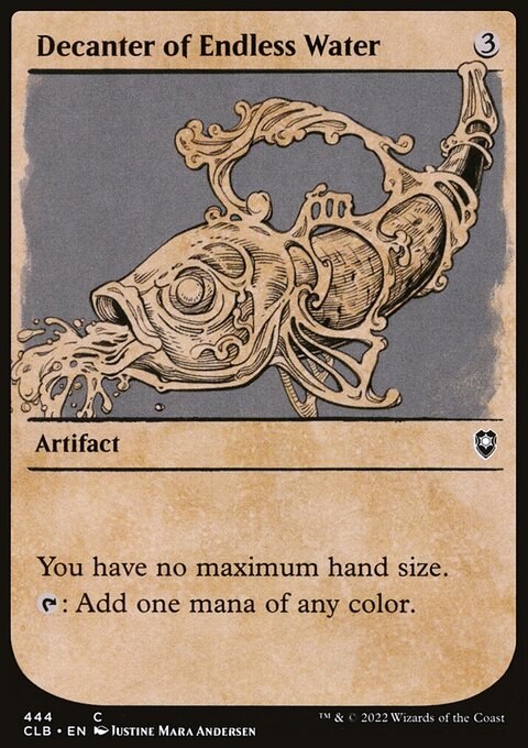 Decanter of Endless Water (Showcase) [Commander Legends: Battle for Baldur's Gate]