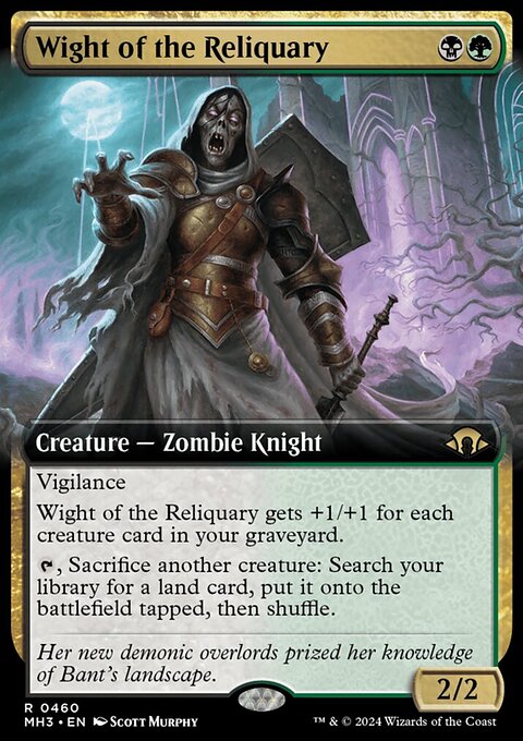 Wight of the Reliquary (Extended Art) [Modern Horizons 3]
