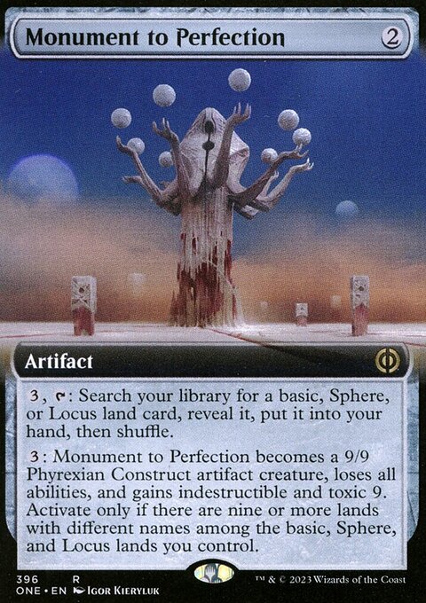 Monument to Perfection (Extended Art) [Phyrexia: All Will Be One]