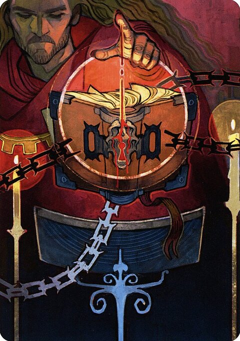 Sign in Blood Art Card [Strixhaven: School of Mages Art Series]