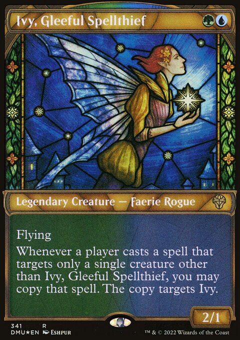 Ivy, Gleeful Spellthief (Showcase Textured) [Dominaria United]