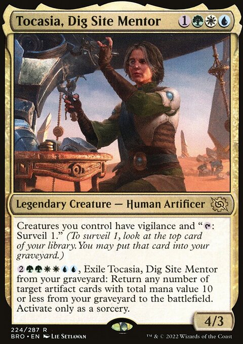 Tocasia, Dig Site Mentor [The Brothers' War]