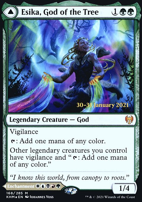Esika, God of the Tree // The Prismatic Bridge [Kaldheim Prerelease Promos]