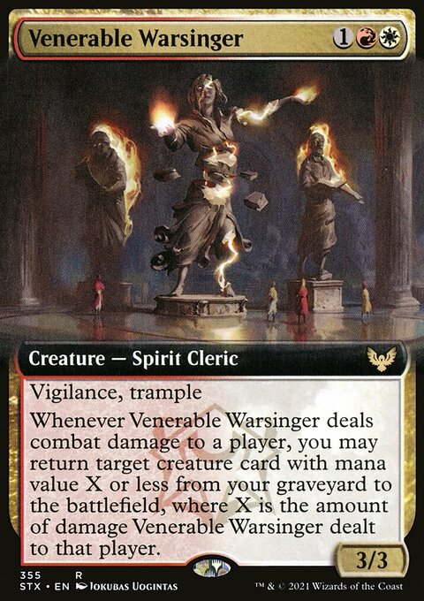 Venerable Warsinger (Extended Art) [Strixhaven: School of Mages]