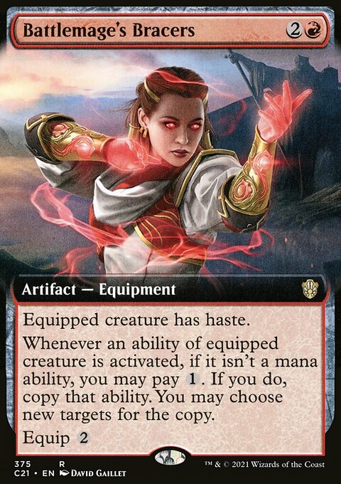 Battlemage's Bracers (Extended Art) [Commander 2021]