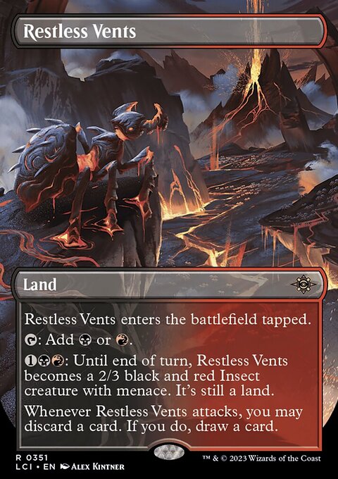 Restless Vents (Borderless) [The Lost Caverns of Ixalan]