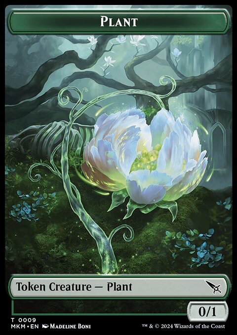 Plant Token [Murders at Karlov Manor Tokens]