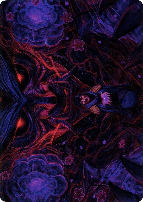 Reckoner Shakedown Art Card [Kamigawa: Neon Dynasty Art Series]