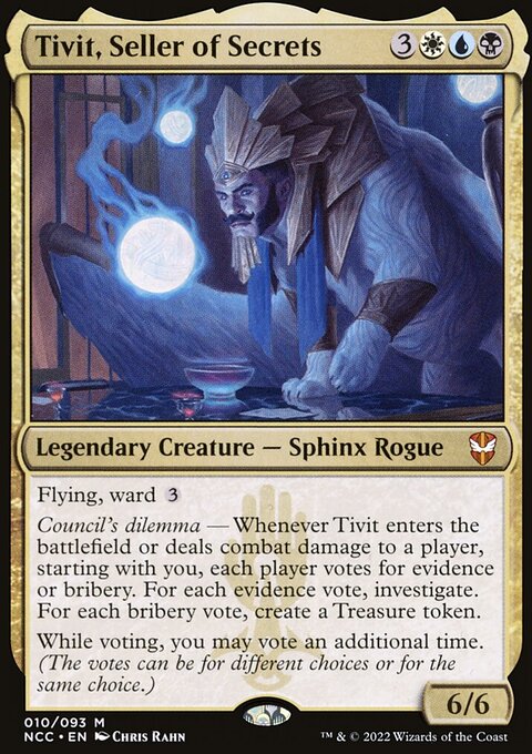 Tivit, Seller of Secrets [Streets of New Capenna Commander]