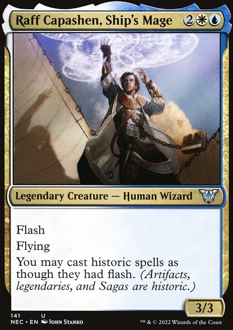 Raff Capashen, Ship's Mage [Kamigawa: Neon Dynasty Commander]