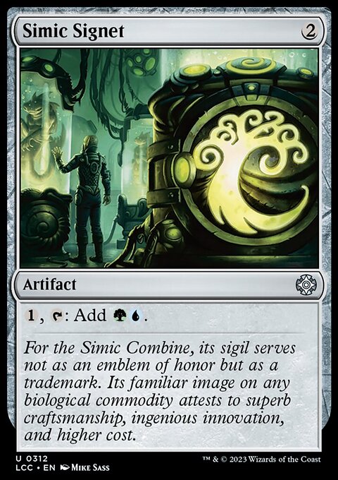 Simic Signet [The Lost Caverns of Ixalan Commander]