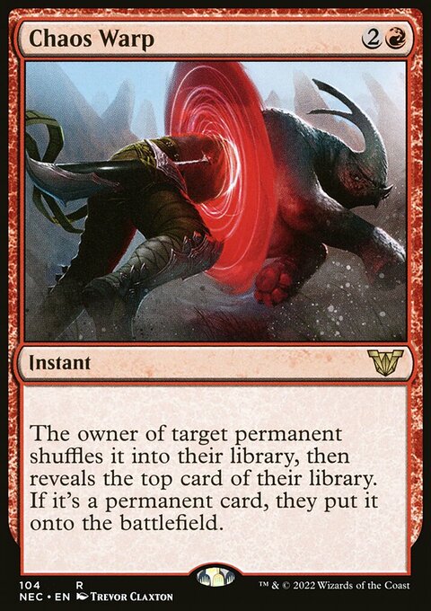Chaos Warp [Kamigawa: Neon Dynasty Commander]