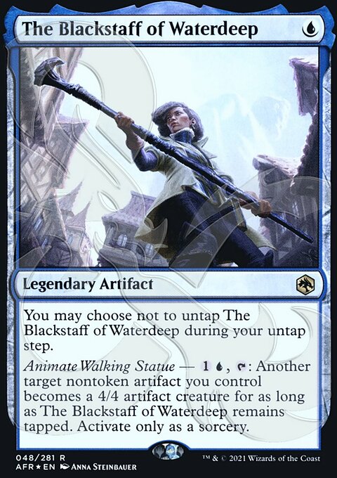 The Blackstaff of Waterdeep (Ampersand Promo) [Dungeons & Dragons: Adventures in the Forgotten Realms Promos]