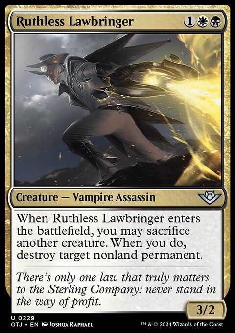 Ruthless Lawbringer [Outlaws of Thunder Junction]