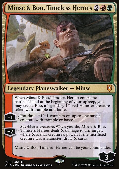 Minsc & Boo, Timeless Heroes [Commander Legends: Battle for Baldur's Gate]