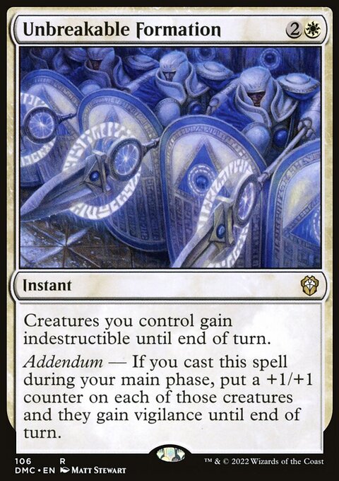 Unbreakable Formation [Dominaria United Commander]