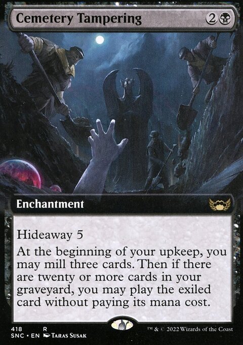 Cemetery Tampering (Extended Art) [Streets of New Capenna]