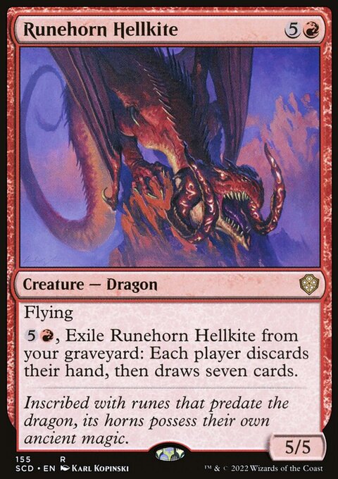 Runehorn Hellkite [Starter Commander Decks]