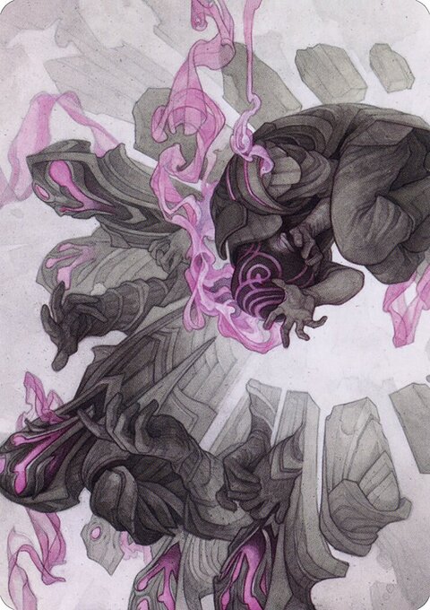 Rise of Extus Art Card (Gold-Stamped Signature) [Strixhaven: School of Mages Art Series]