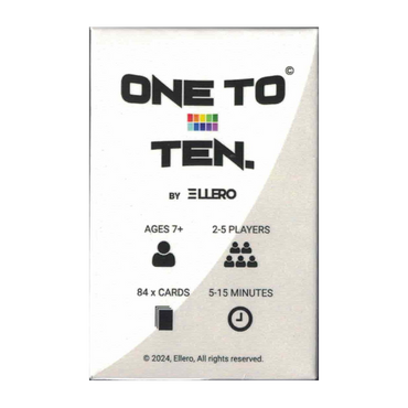 One To Ten - Card Game