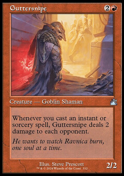 Guttersnipe (Retro Frame) [Ravnica Remastered]